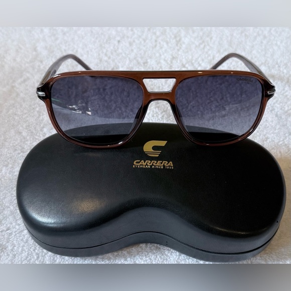 Carrera Brown Sunglasses with Black Case